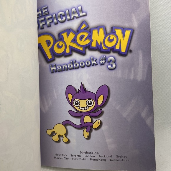 The Official Pokémon Handbook #3 Scholastic First Edition Book Nintendo 2001 - Picture 4 of 12